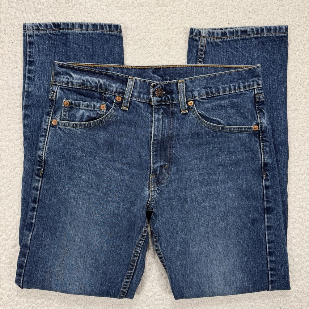 Levi's 505 Straight Jeans Men's 30x30‎ (Actual 30x29) Streetwear Grunge Casual